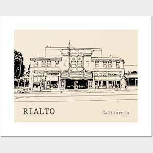 Rialto California Posters and Art